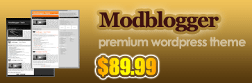 Modblogger - A Premium WordPress Theme - $89.99